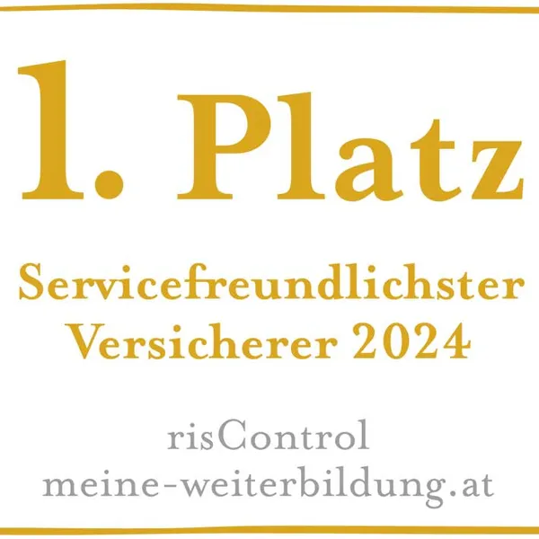 risControl servicefreundlichster Versicherer 2024