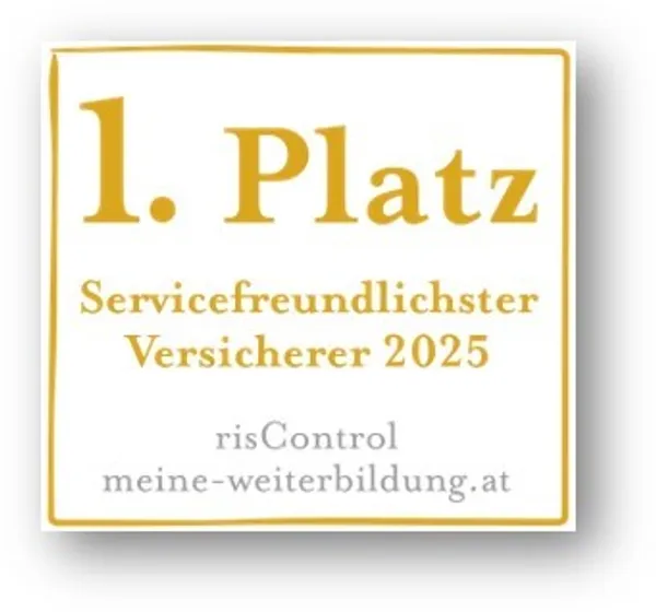 risControl servicefreundlichster Versicherer 2024