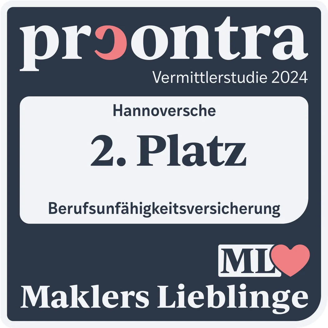 procontra Maklers Lieblinge Berufsunfähigkeitsversicherung