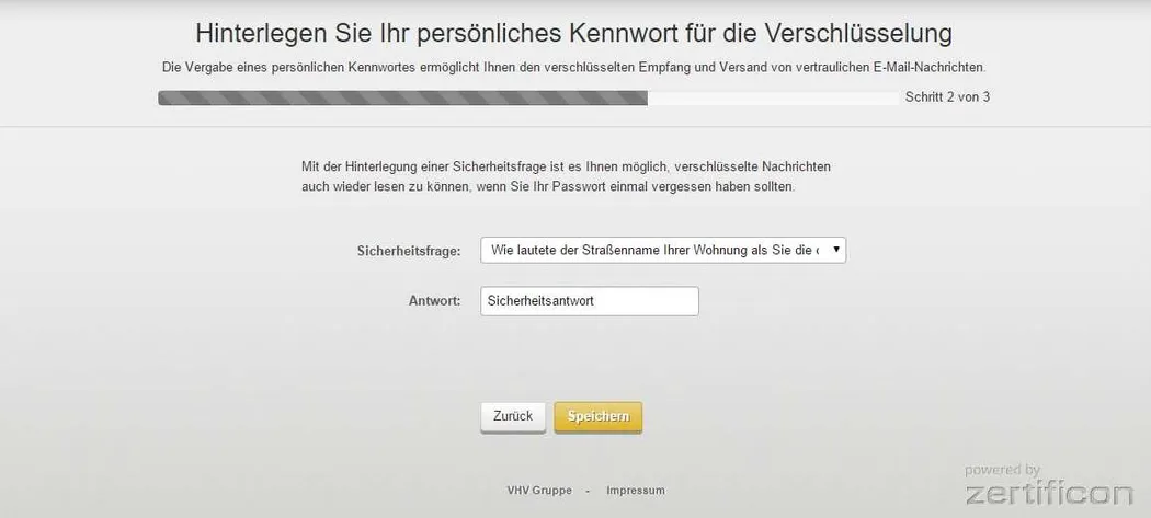 Wiederherstellung des Kennwortes Wiederherstellung des Kennwortes