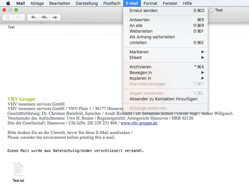 Verschieben von E-Mails in Apple Mail Verschieben von E-Mails in Apple Mail
