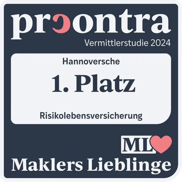proContra Maklers Lieblinge Risikolebensversicherung