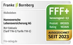Risikolebensversicherung Franke und Bornberg Exklusiv