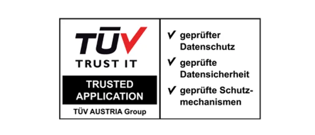 TÜV Austria Group Siegel, TÜV Trust It, Trusted Application