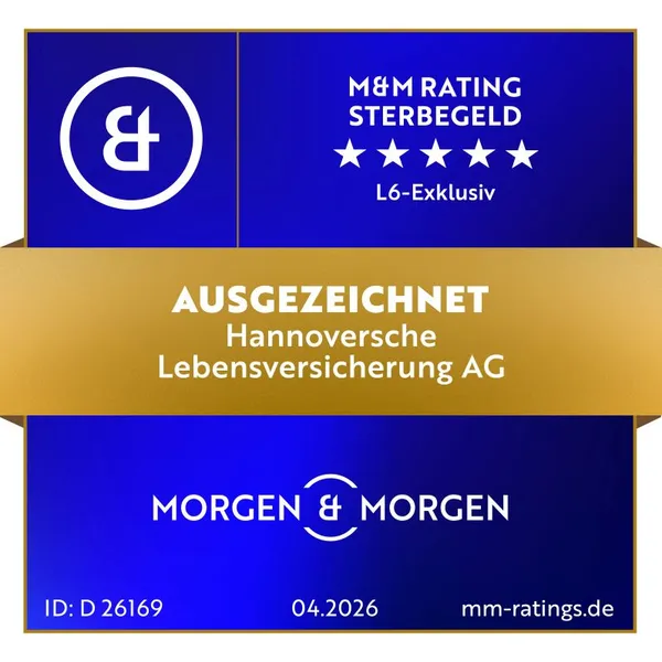 M&amp;M Sterbegeldversicherung L6-Exklusiv Ausgezeichnet