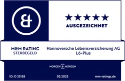 M&amp;M Sterbegeldversicherung L6-Plus Ausgezeichnet