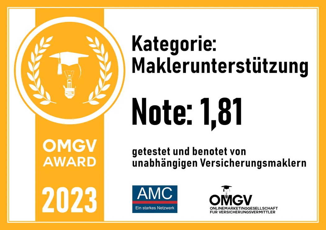Signet OMGV Award 2023 Maklerunterstützung